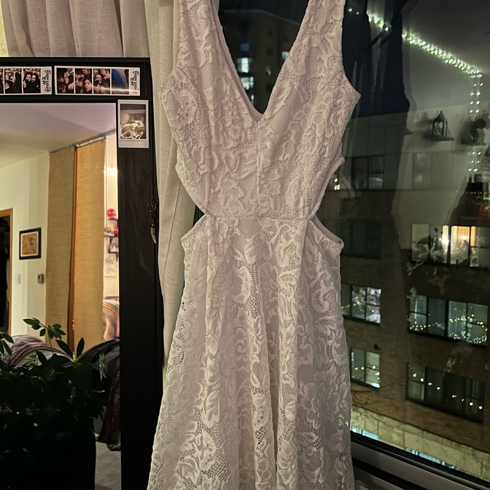 Rue21 White Lace Mini Dress